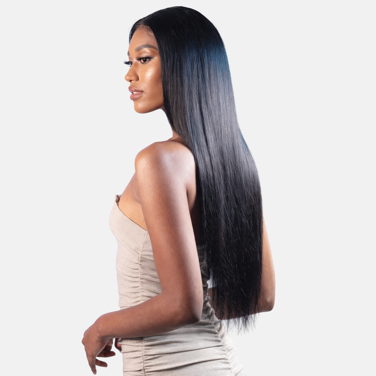 Shake-N-Go Glossy Straight 100% Virgin Remy Hair Weave (3 Bundle)