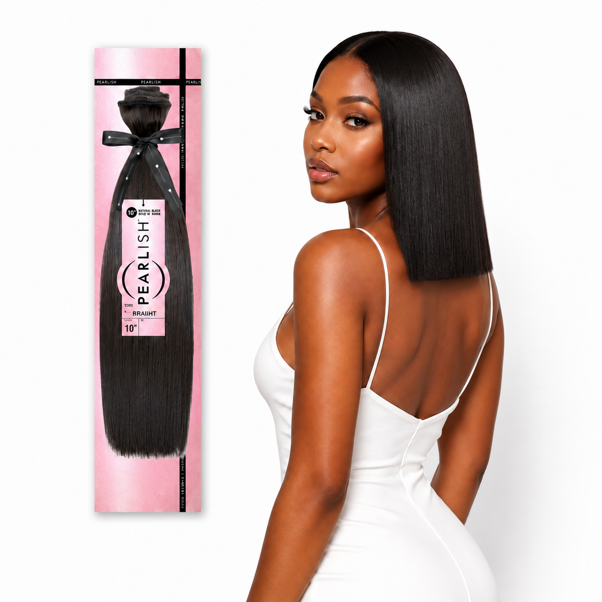 Sensationnel Pearlish Straight 100% Virgin Remy Human Hair Weave (10" - 24")