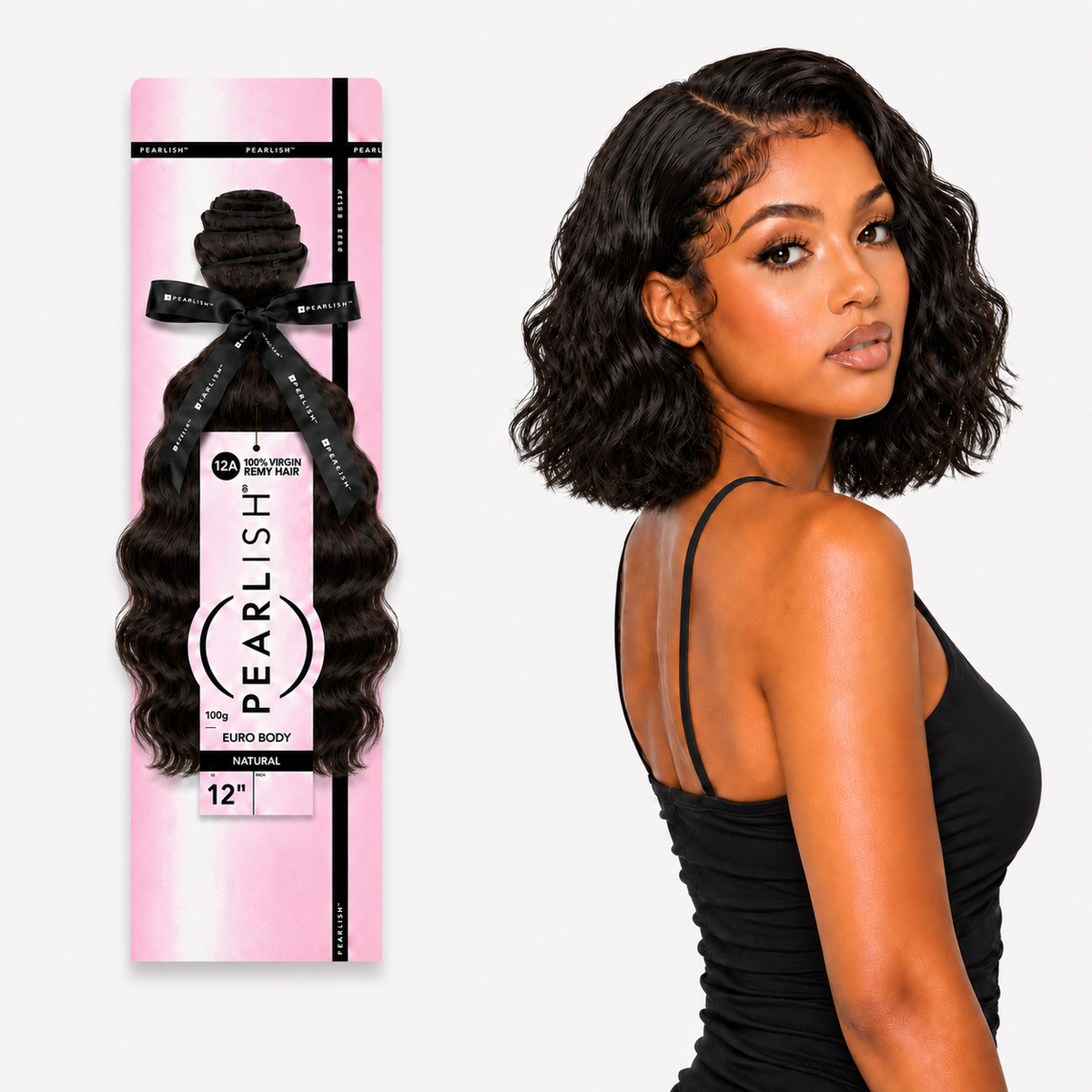 Sensationnel Pearlish Euro Body 100% Virgin Remy Human Hair Weave (10" - 24")