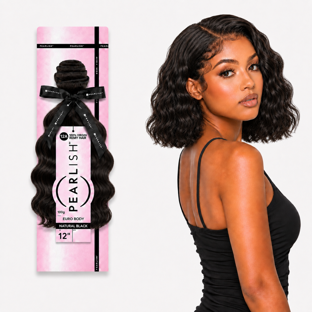 Sensationnel Pearlish Euro Body 100% Virgin Remy Human Hair Weave (10" - 24")