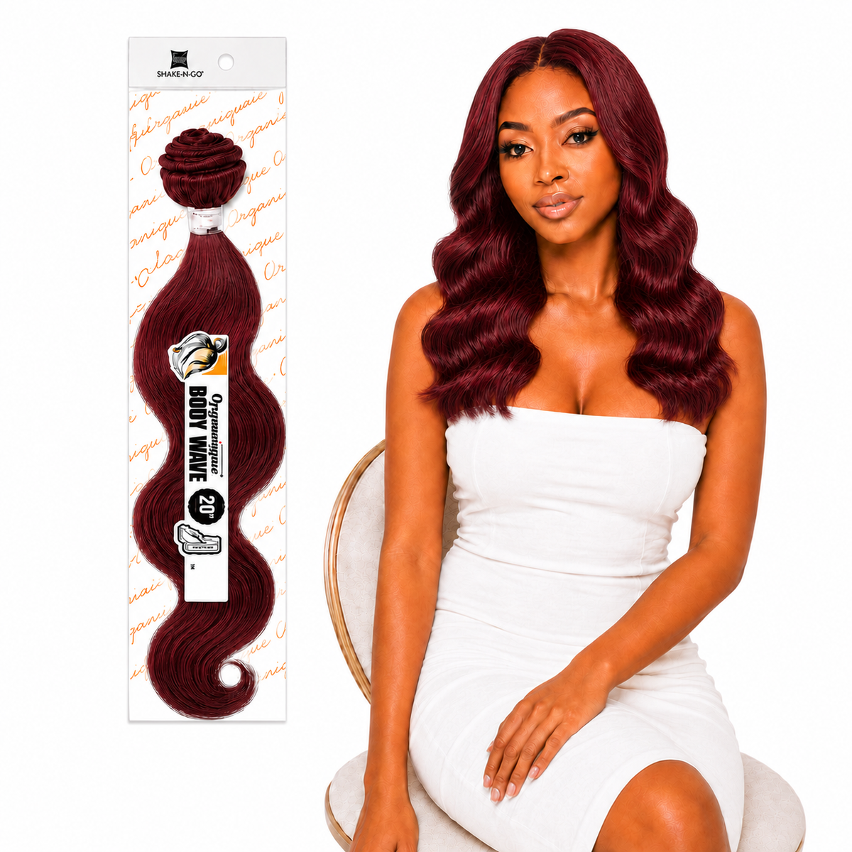 Shake-N-Go Organique Body Wave Mastermix Hair Weave (20" - 36")