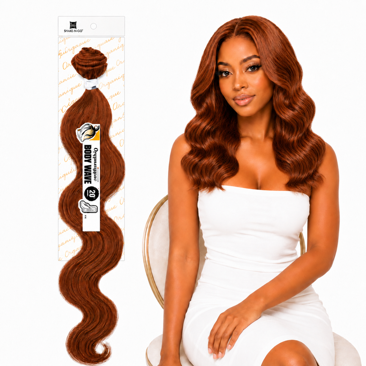Shake-N-Go Organique Body Wave Mastermix Hair Weave (20" - 36")