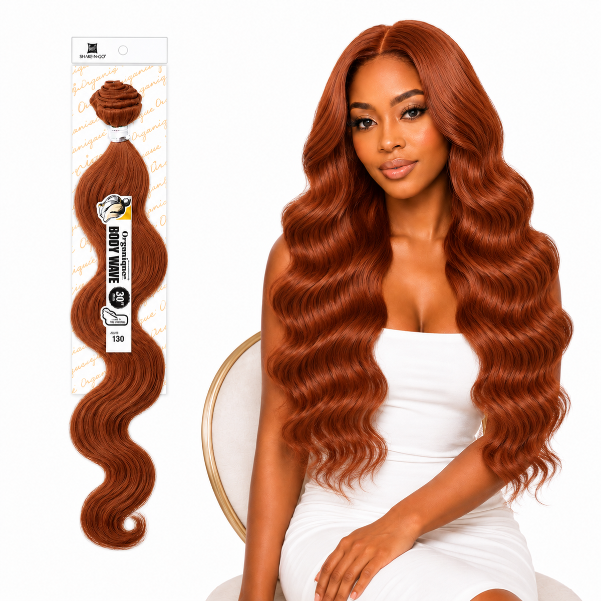Shake-N-Go Organique Body Wave Mastermix Hair Weave (20" - 36")