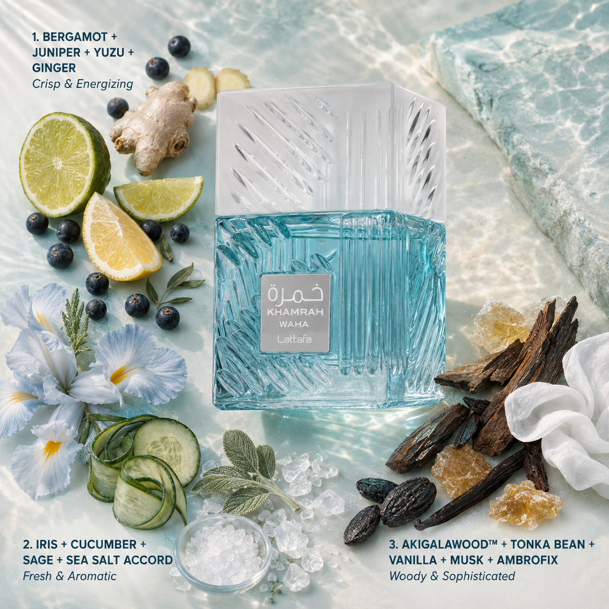 Lattafa Khamrah Waha Eau de Parfum for Men & Women - 100ml