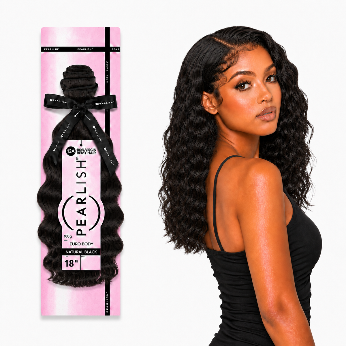 Sensationnel Pearlish Euro Body 100% Virgin Remy Human Hair Weave (10" - 24")