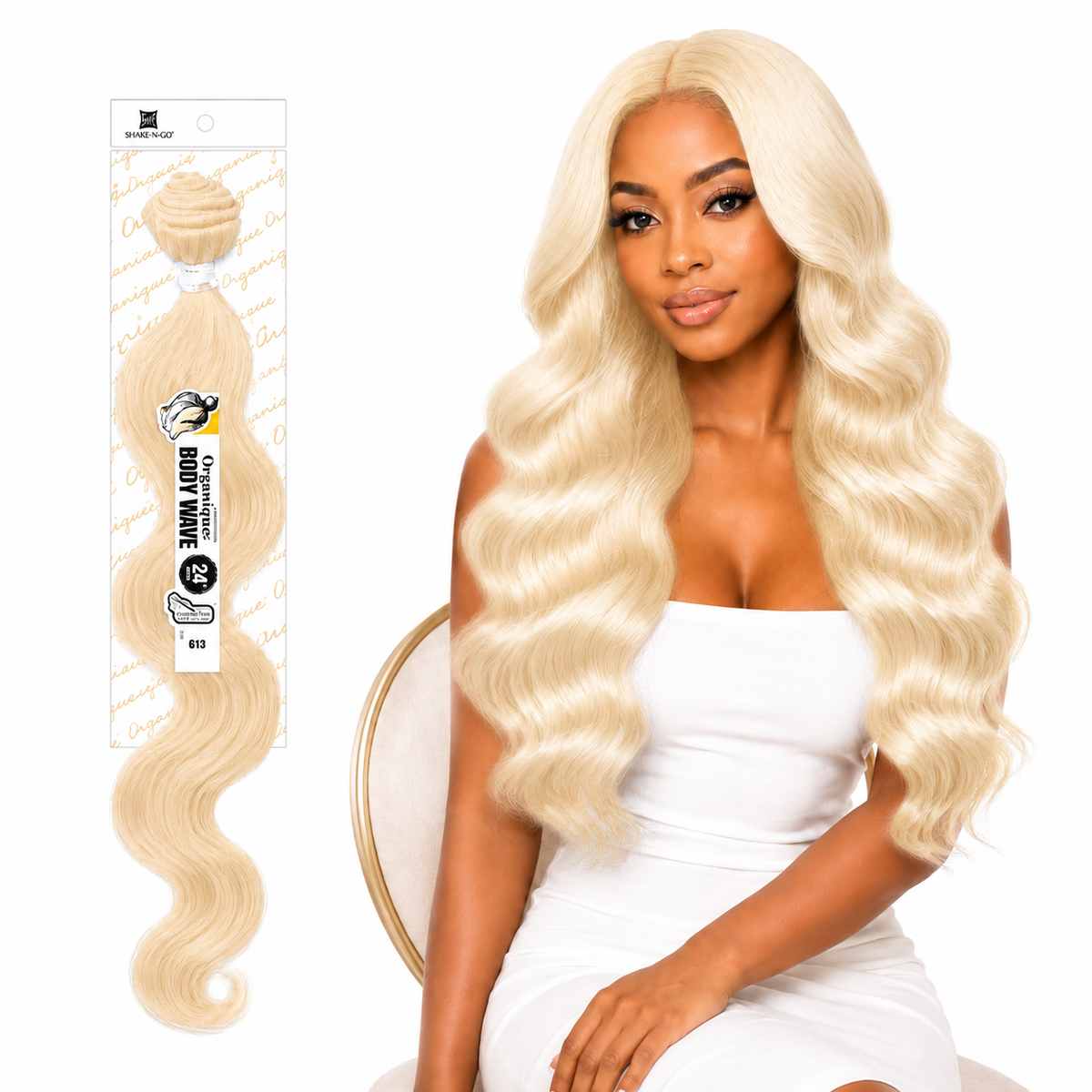 Shake-N-Go Organique Body Wave Mastermix Hair Weave (20" - 36")