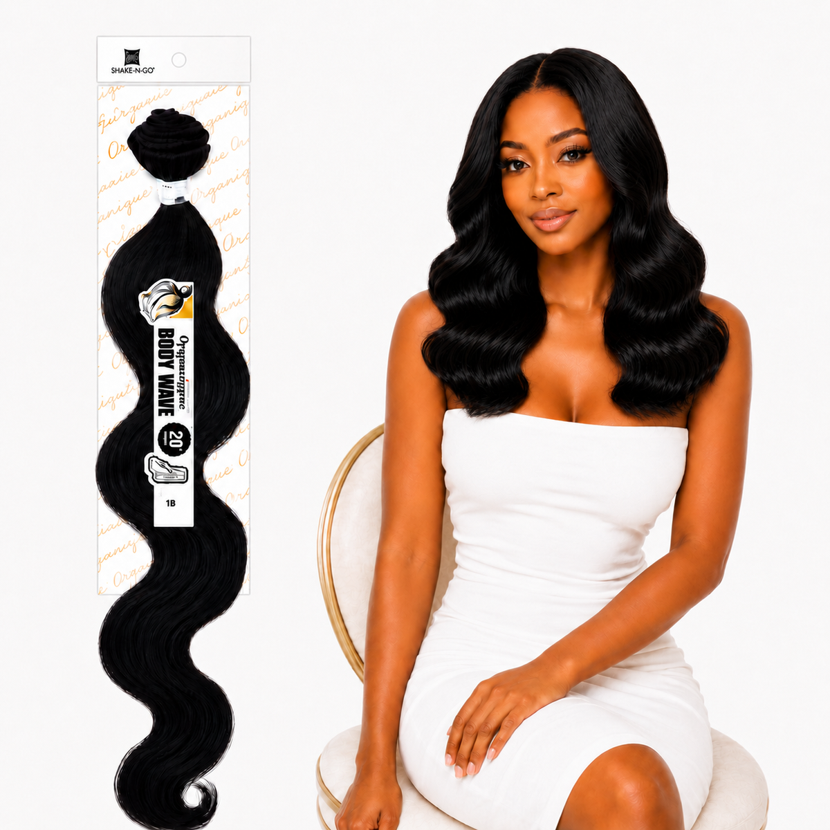 Shake-N-Go Organique Body Wave Mastermix Hair Weave (20" - 36")
