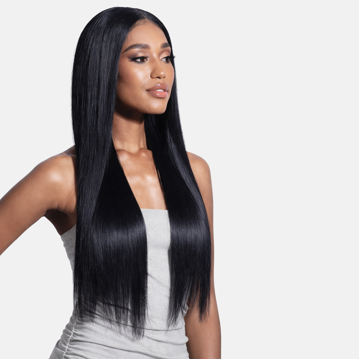 Shake-N-Go Glossy Straight 100% Virgin Remy Hair Weave (3 Bundle)