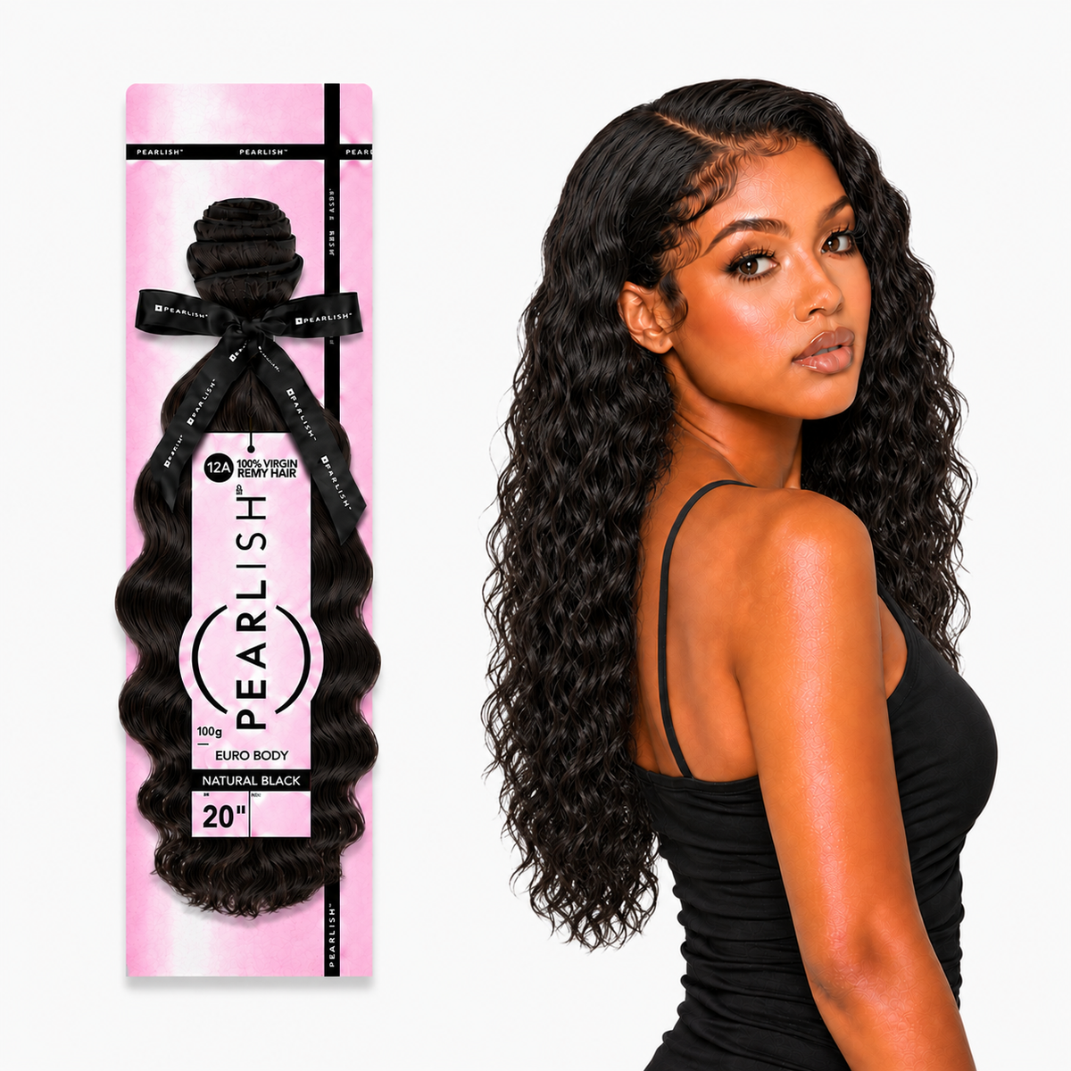 Sensationnel Pearlish Euro Body 100% Virgin Remy Human Hair Weave (10" - 24")
