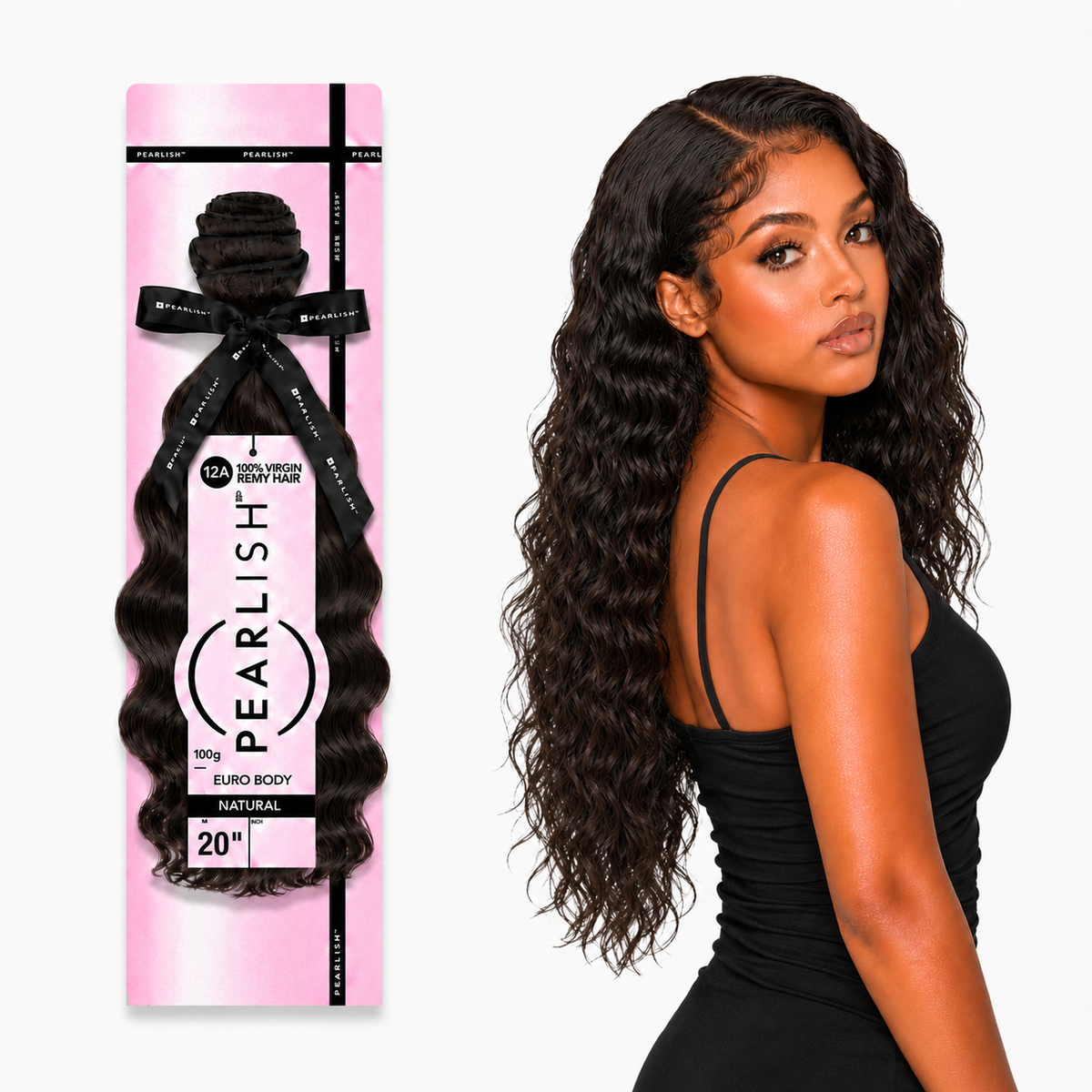 Sensationnel Pearlish Euro Body 100% Virgin Remy Human Hair Weave (10" - 24")