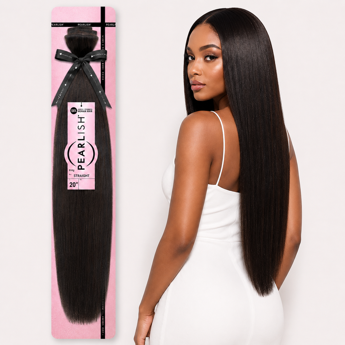 Sensationnel Pearlish Straight 100% Virgin Remy Human Hair Weave (10" - 24")