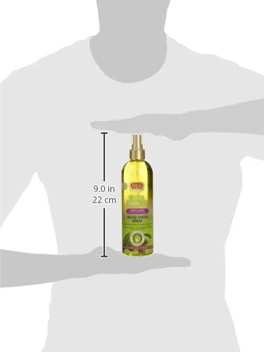 African Pride Olive Miracle Braid Sheen Spray (Extra Shine), 12 oz (355 ml)