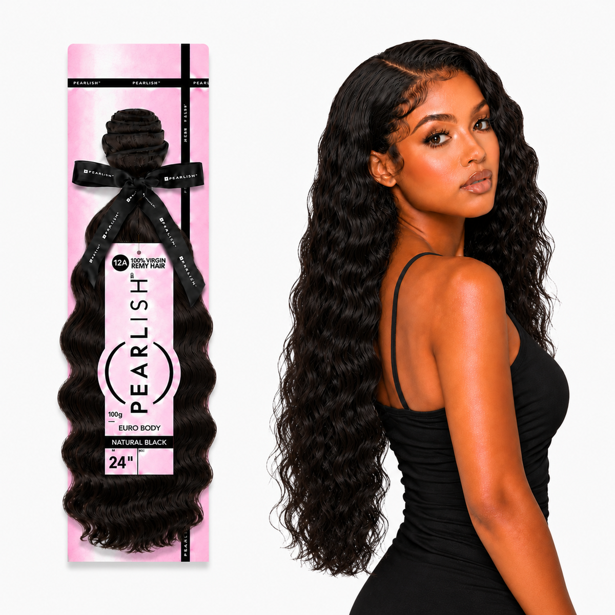Sensationnel Pearlish Euro Body 100% Virgin Remy Human Hair Weave (10" - 24")