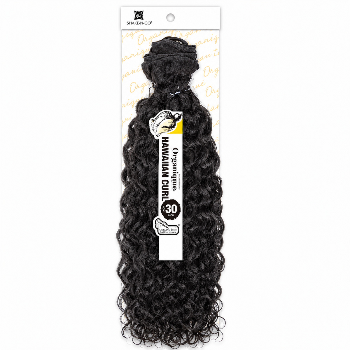 Shake-N-Go Hawaiian Curl Organique (14-36")
