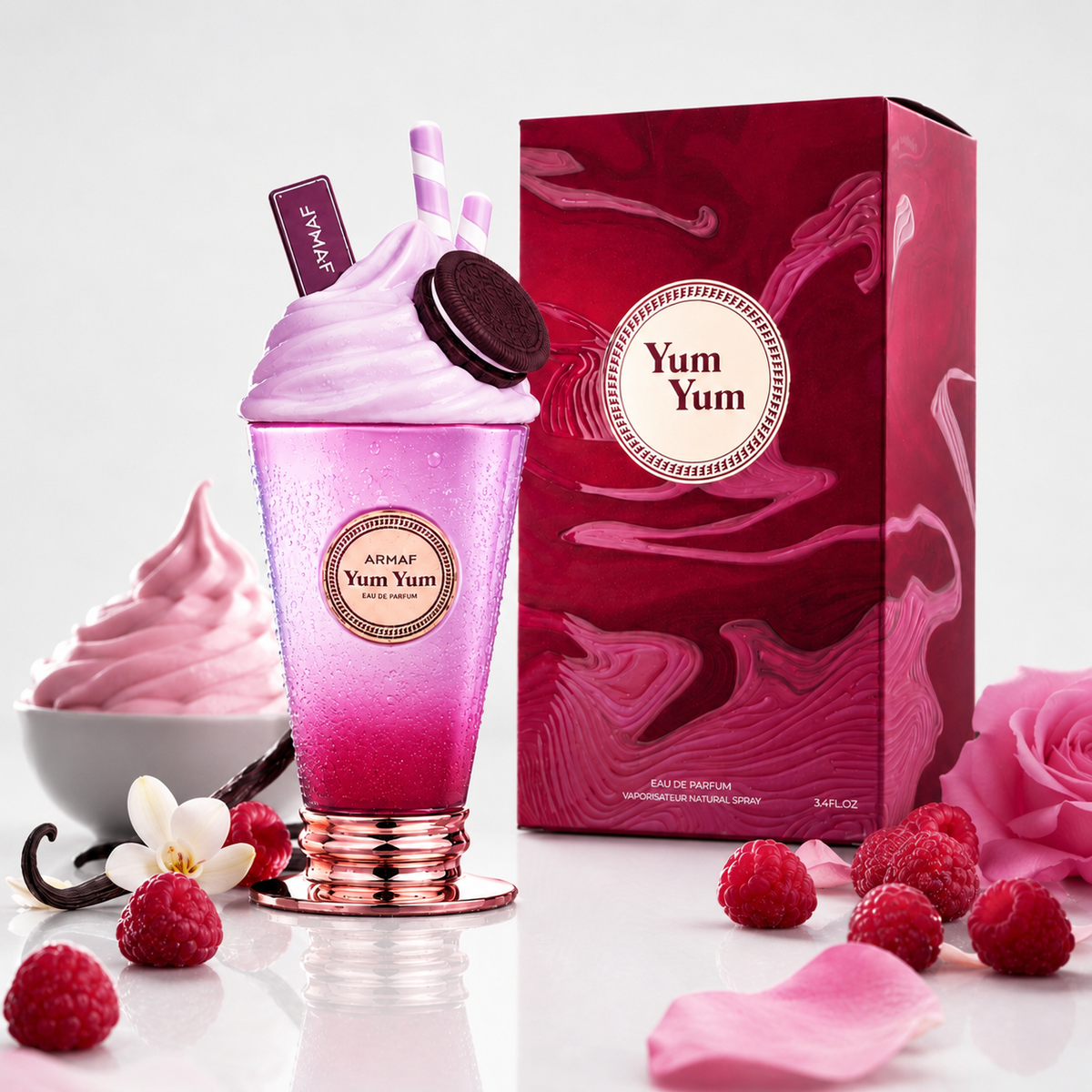 Armaf Yum Yum Eau De Parfum Spray - Milkshake Gourmand - 100ml / 3.4 oz