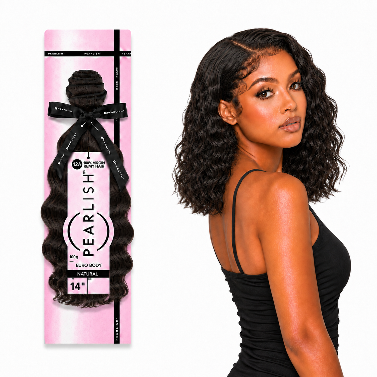 Sensationnel Pearlish Euro Body 100% Virgin Remy Human Hair Weave (10" - 24")