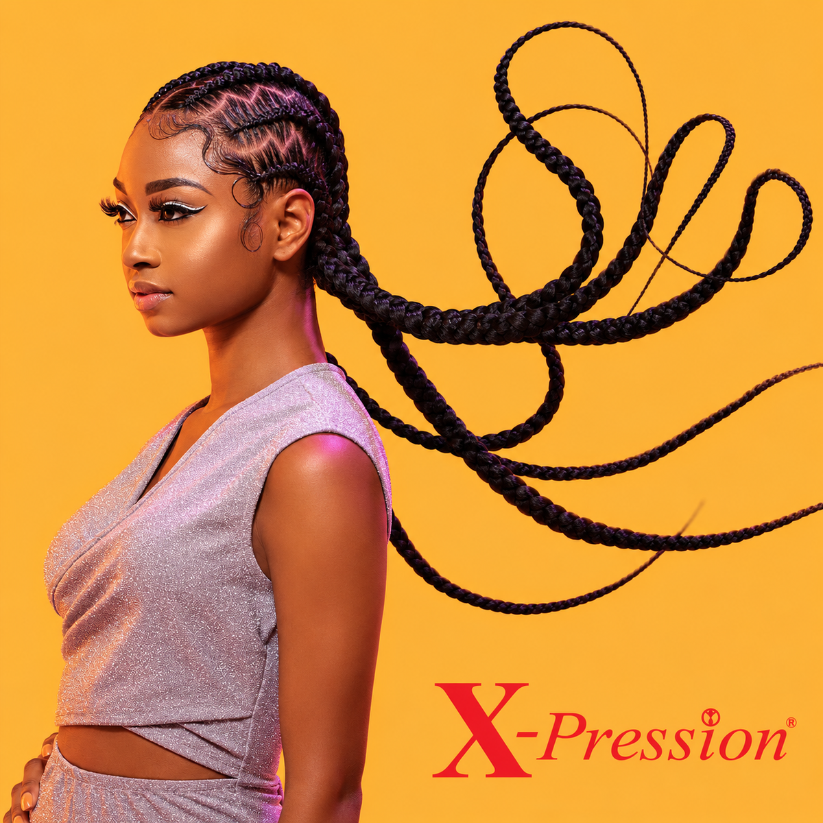 Sensationnel 2X X-Pression Pre-Stretched Braiding Hair (72”)
