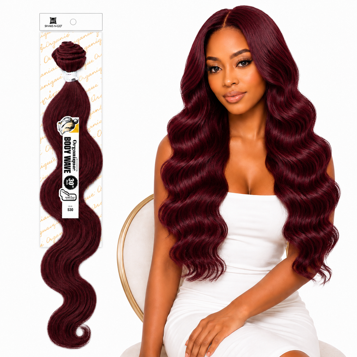 Shake-N-Go Organique Body Wave Mastermix Hair Weave (20" - 36")