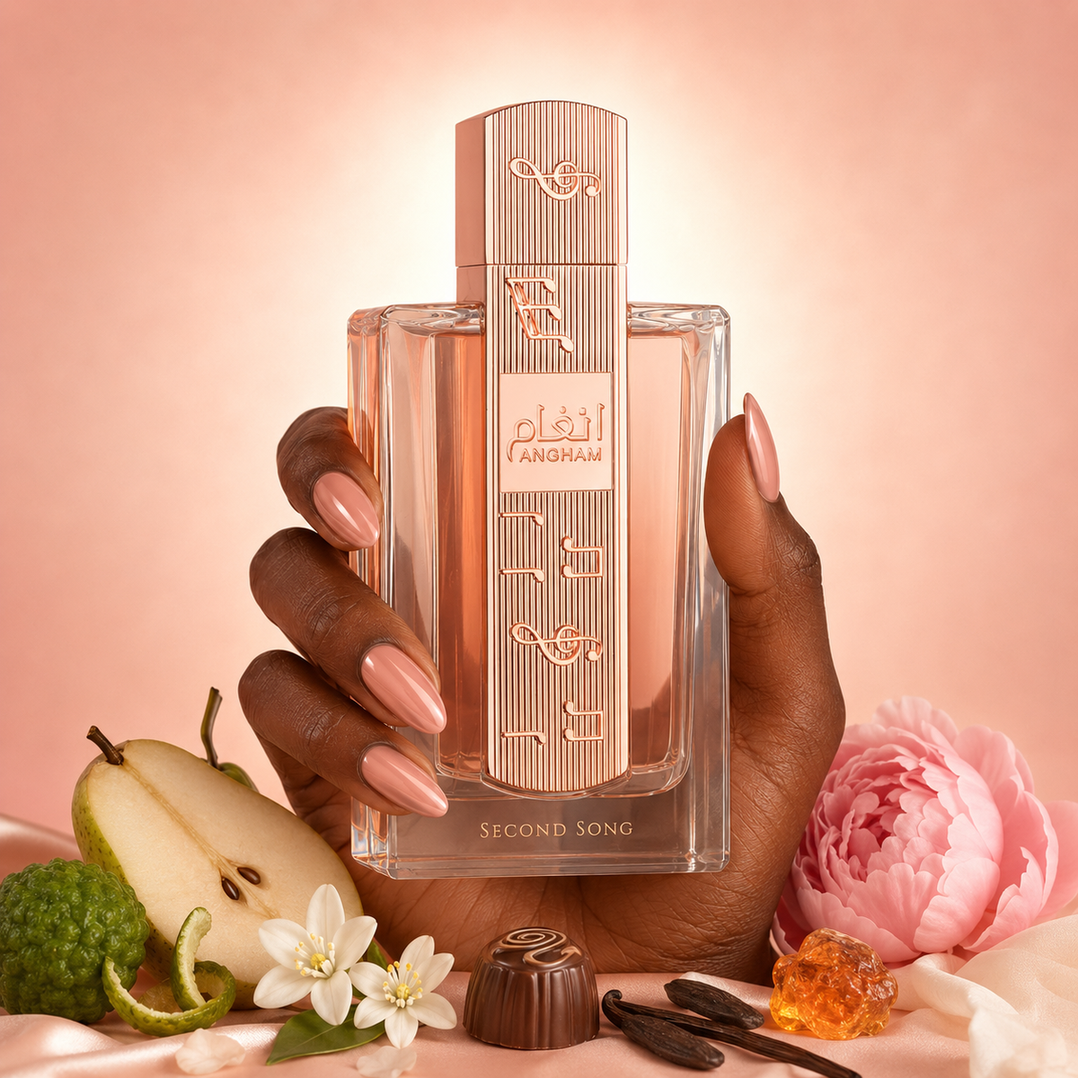 Lattafa Angham Second Song Eau De Parfum Spray - Pearl & Gold Bottle - 100ml / 3.4 oz