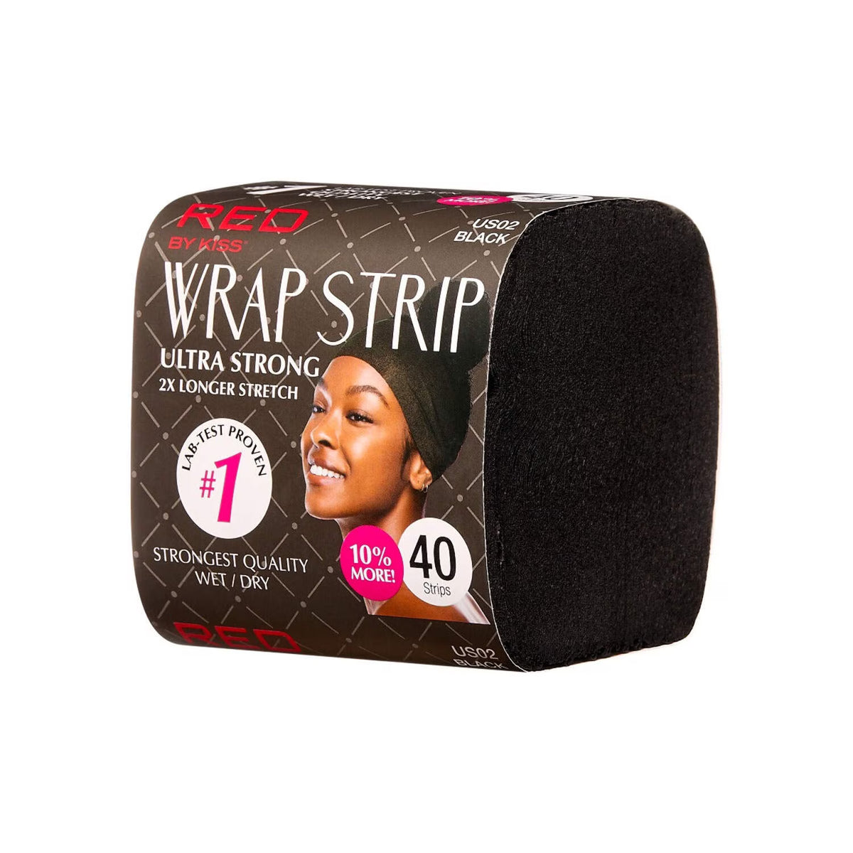 Red by Kiss Wrap Strips (Black)
