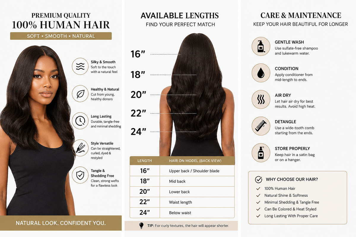 Sensationnel Pearlish Euro Body 100% Virgin Remy Human Hair Weave (10" - 24")