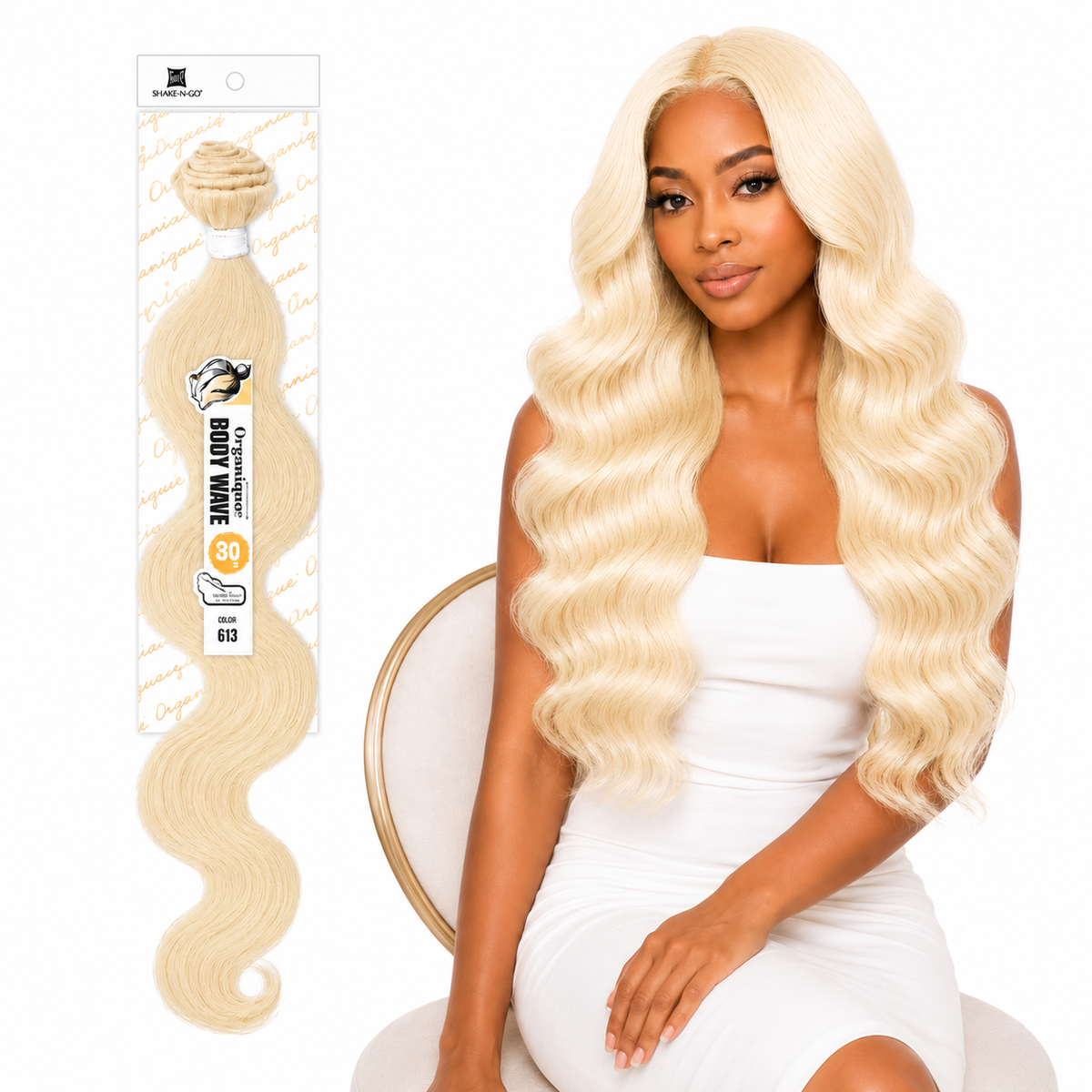 Shake-N-Go Organique Body Wave Mastermix Hair Weave (20" - 36")