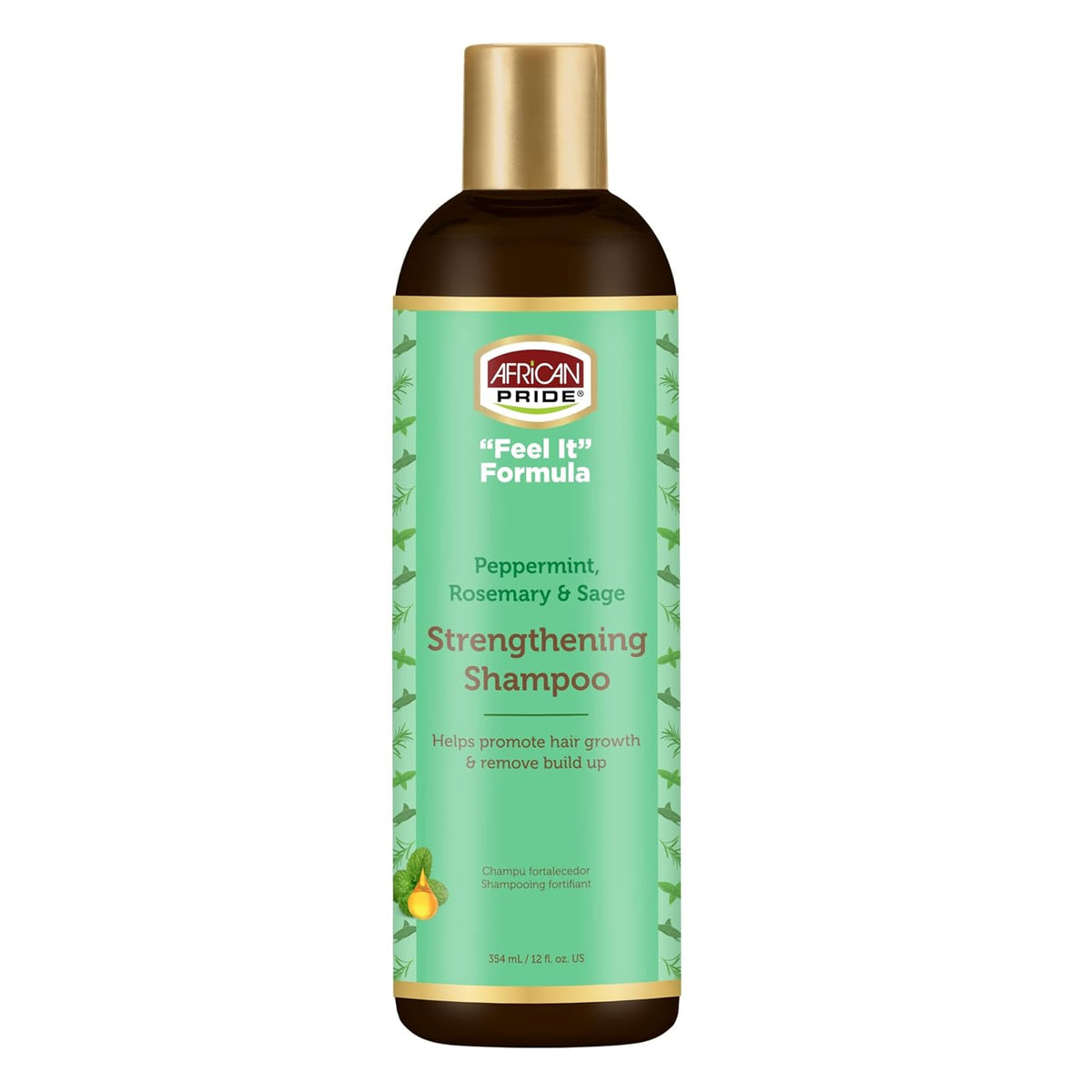 African Pride Feel It Formula Strengthening Shampoo, 12 oz (354 ml)