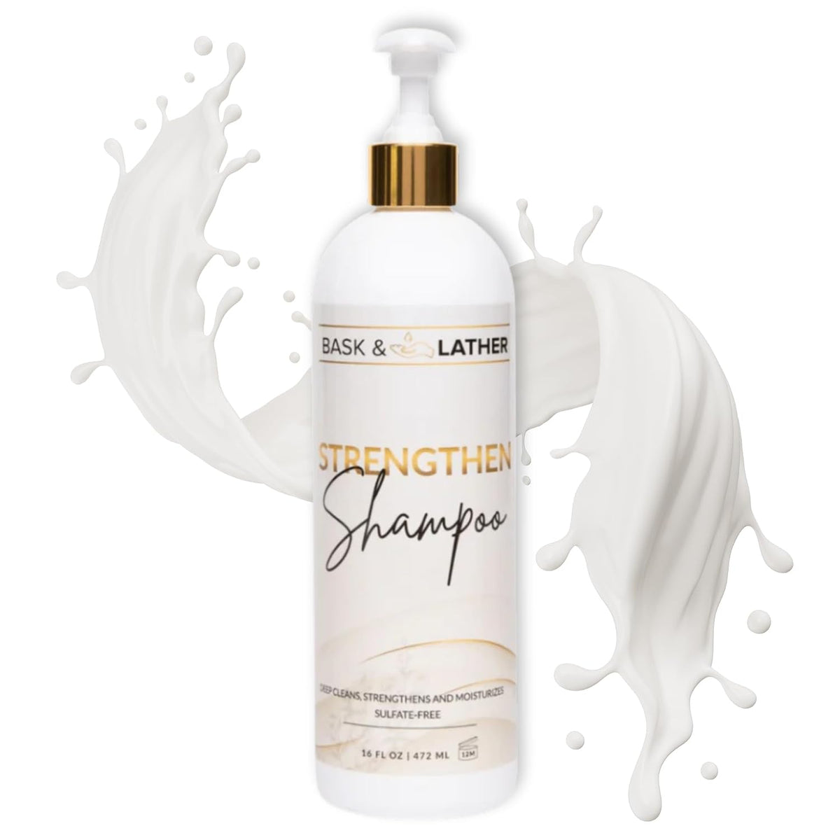 Bask & Lather XL Strengthen Shampoo 16 fl oz (472 ml)