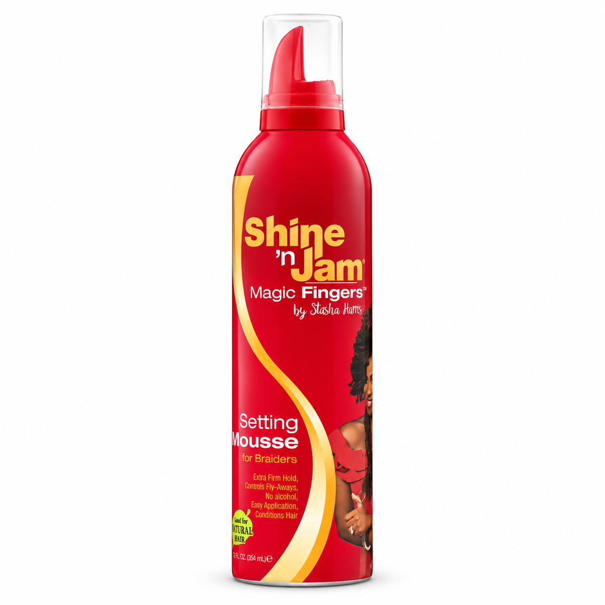 Ampro Shine 'n Jam Magic Fingers Setting Mousse 12 fl oz