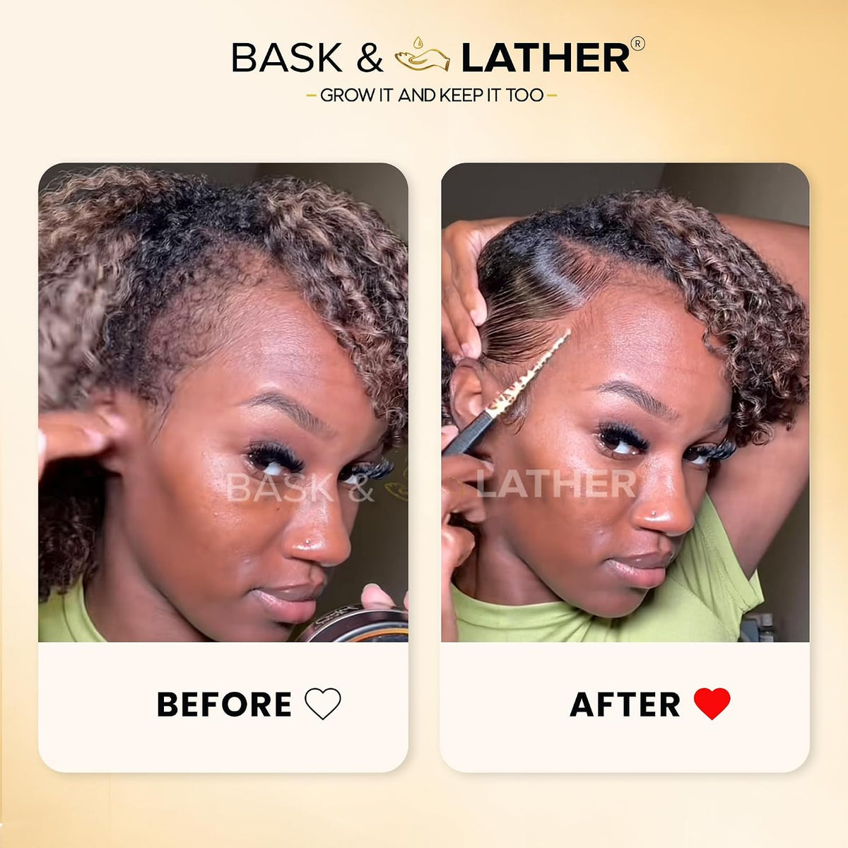 Bask & Lather JUMBO Scalp Stimulator Hair Growth Oil 4 fl oz (118 ml)