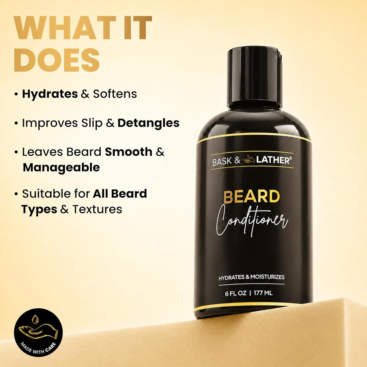 Bask & Lather Beard Conditioner 6 fl oz (177 ml)