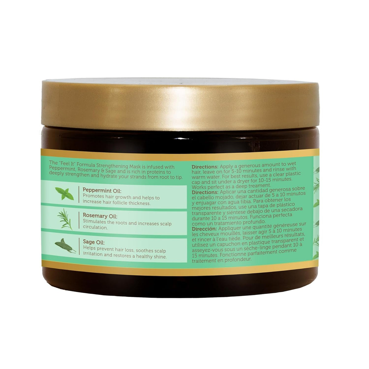 African Pride Feel It Formula Strengthening Hair Mask, 12 oz (355 ml)