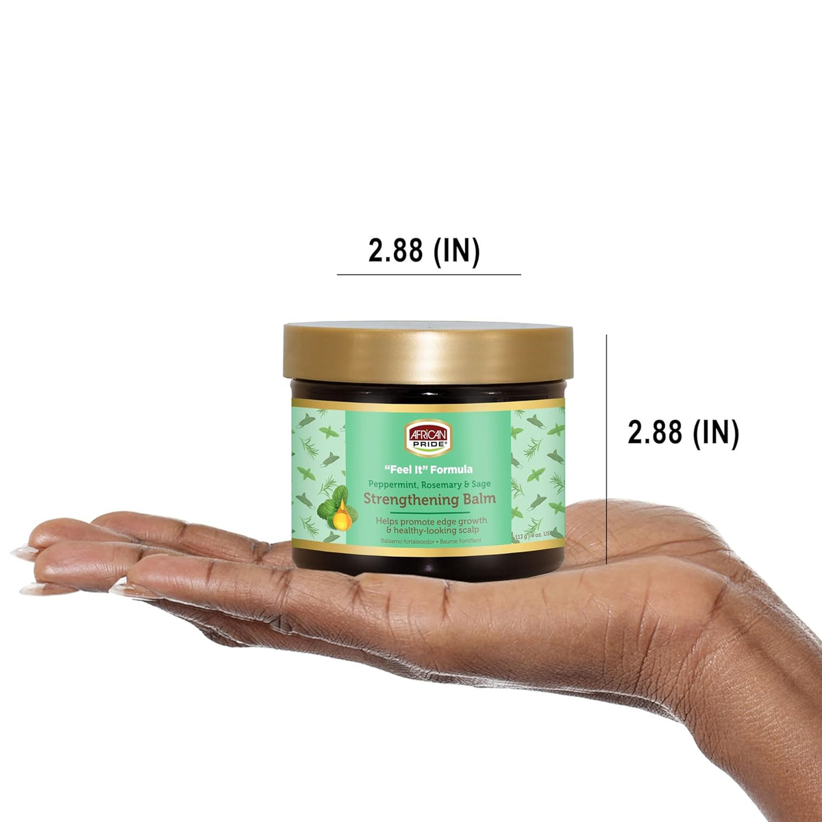African Pride Feel It Formula Strengthening Balm, 4 oz (118 ml)