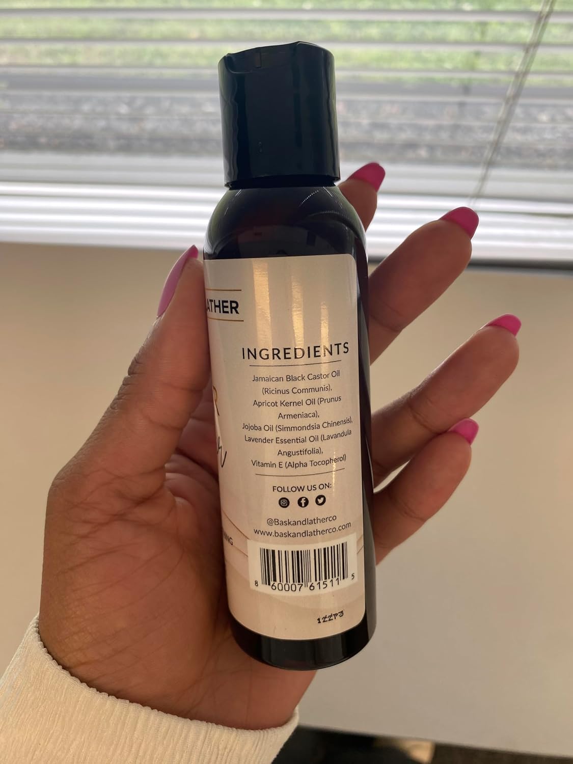 Bask & Lather Hair Elixir Oil 4 fl oz (118 ml)