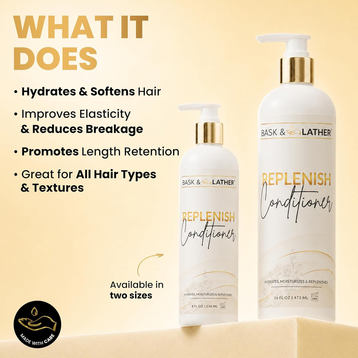 Bask & Lather Replenish Conditioner