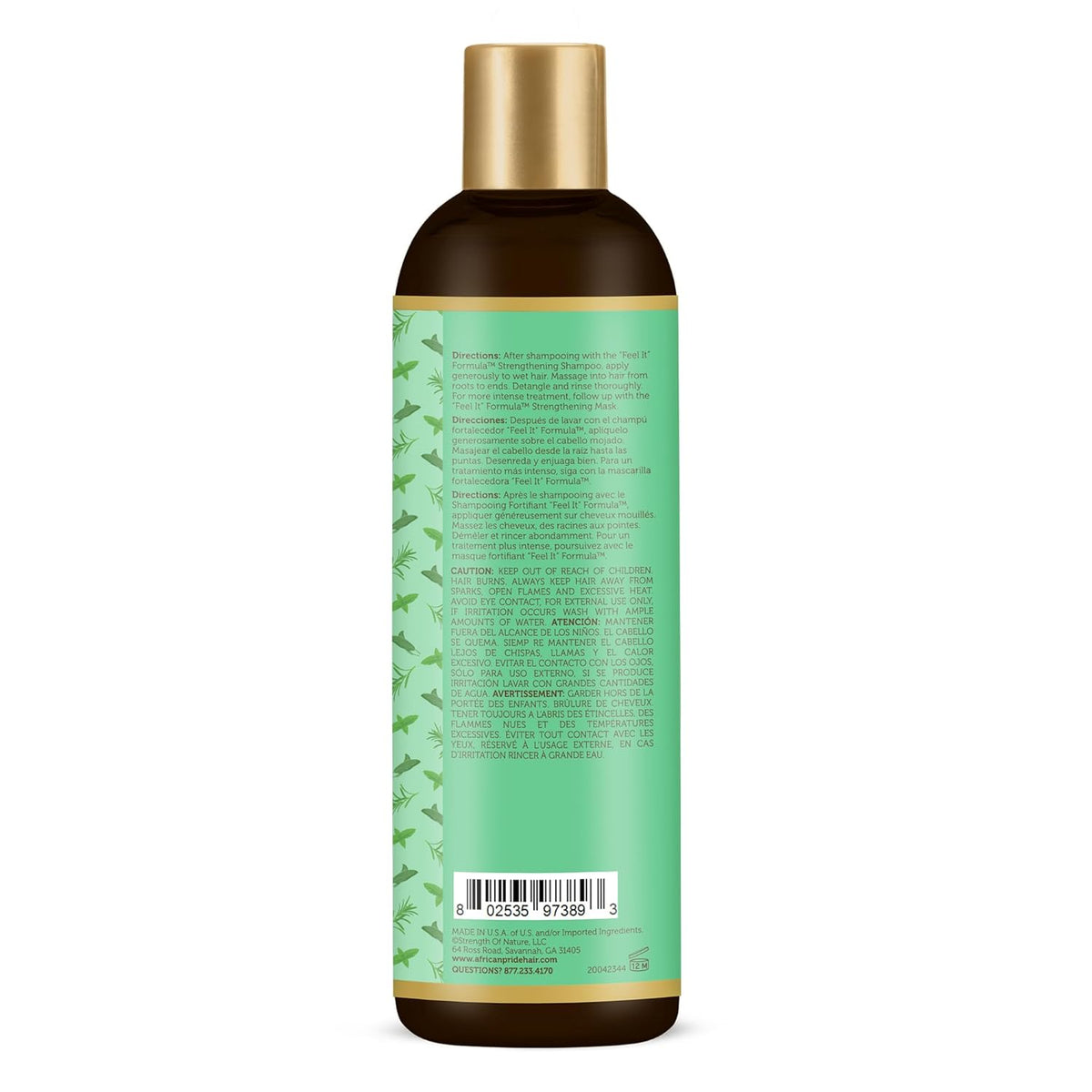 African Pride Feel It Formula Strengthening Conditioner, 12 oz (354 ml)