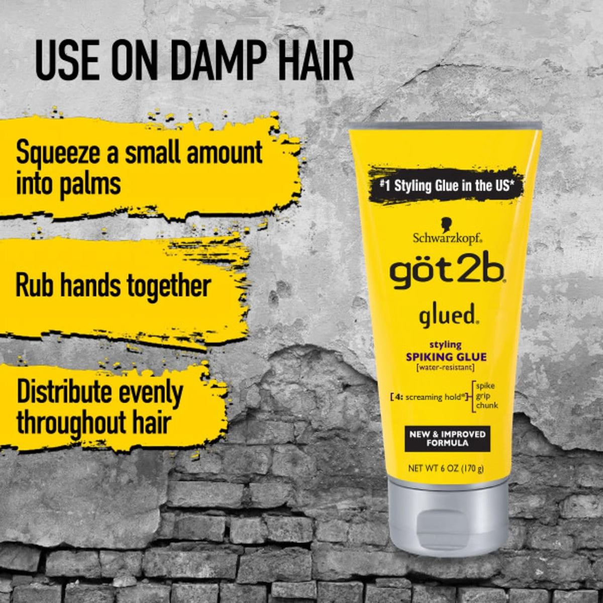 Got2b Glued Styling Spiking Hair Glue