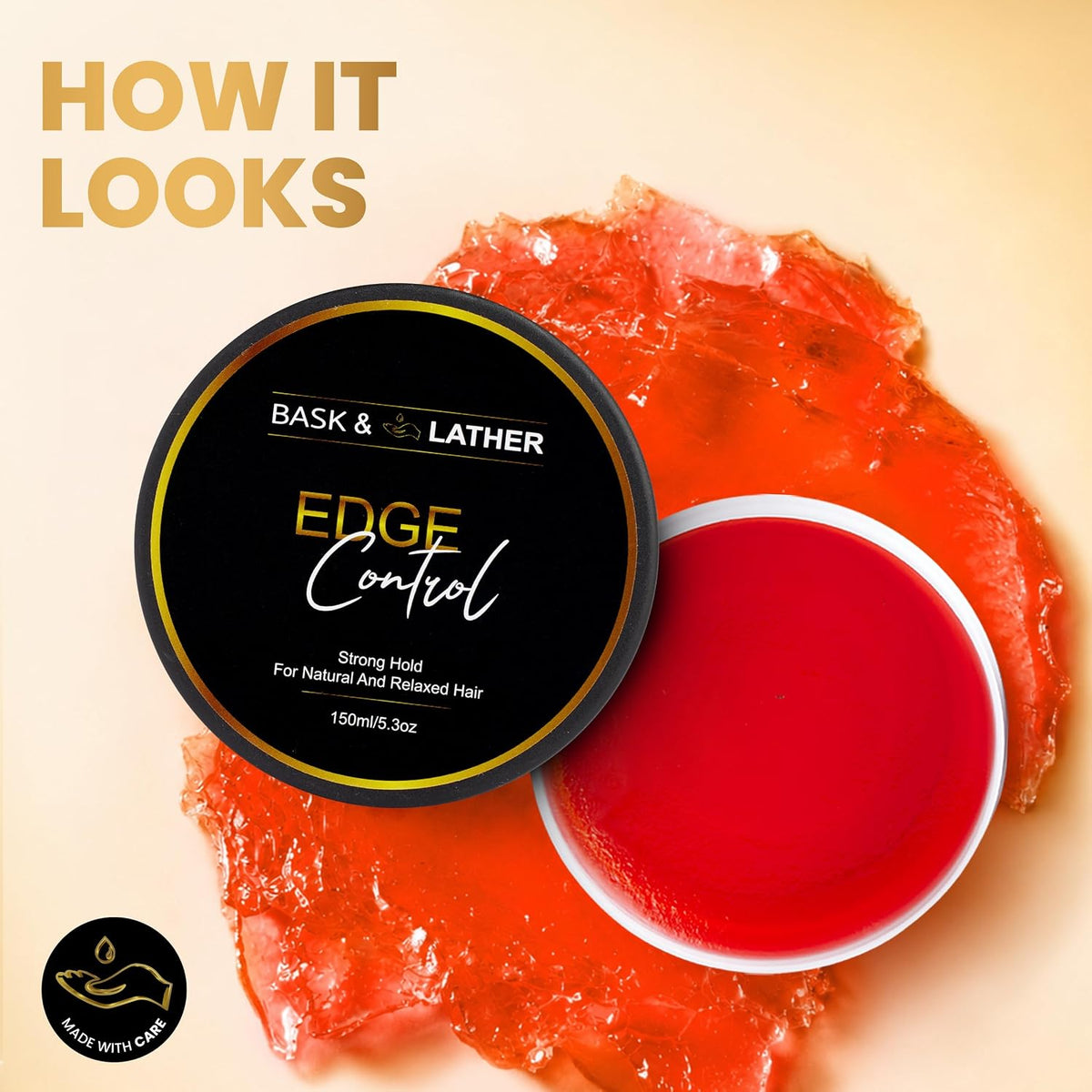 Bask & Lather Strong Hold Thick Edges Edge Control