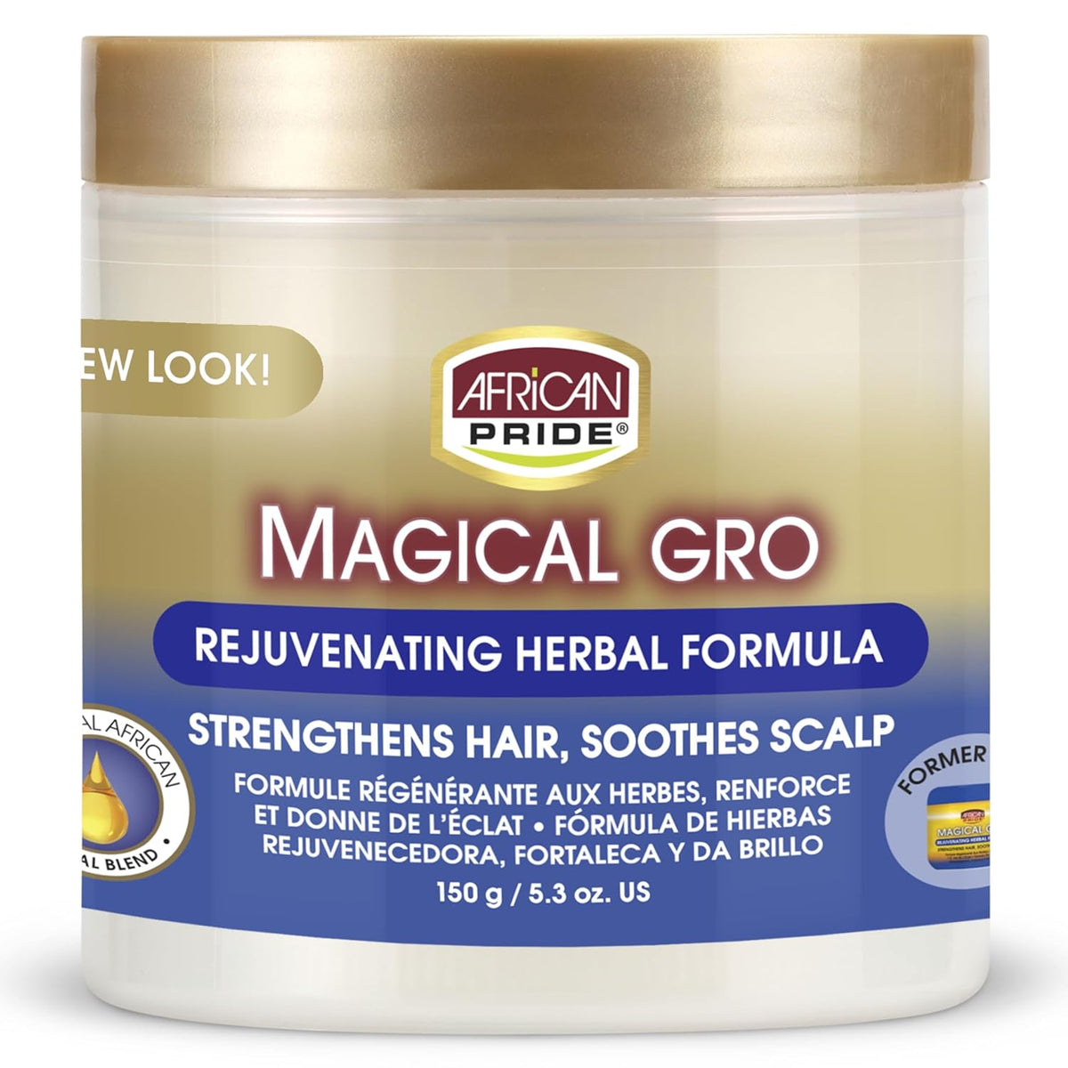African Pride Magical Gro Rejuvenating Herbal Formula, 5.3 oz (150 g)