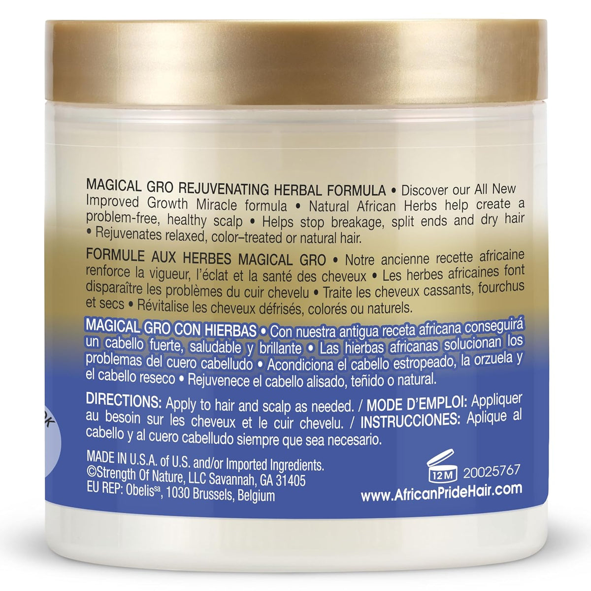 African Pride Magical Gro Rejuvenating Herbal Formula, 5.3 oz (150 g)
