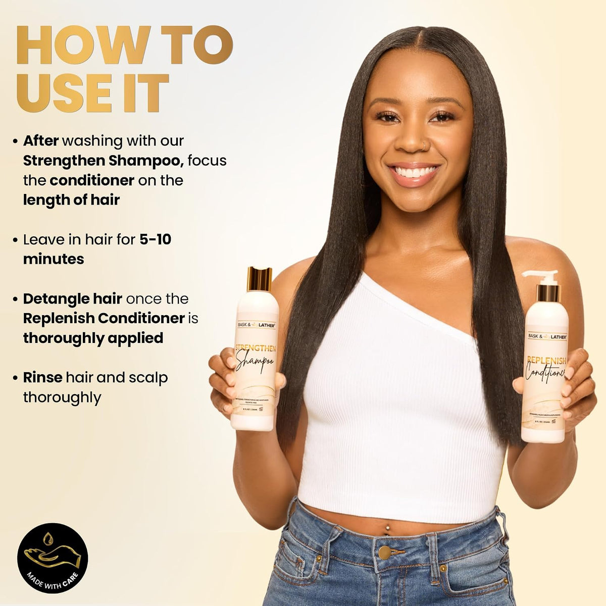 Bask & Lather Replenish Conditioner