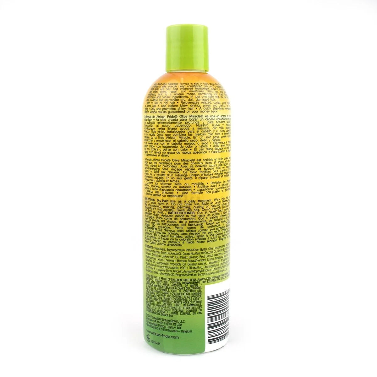 African Pride Olive Miracle Leave-In Conditioner Anti-Breakage, 12 oz (355 ml)