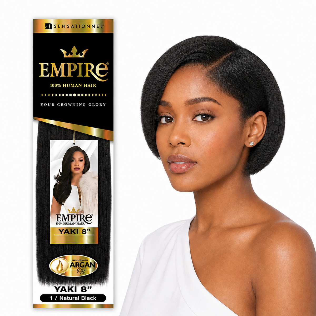 Sensationnel Empire Yaki 100% Human Hair