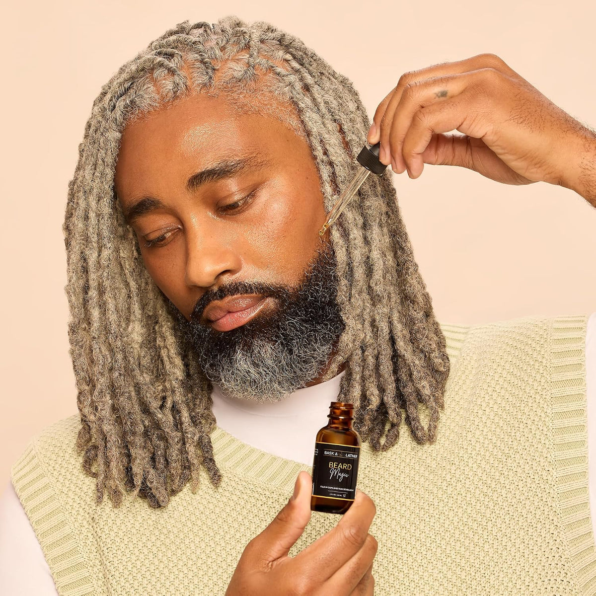 Bask & Lather Beard Growth Magic Beard Growth Oil 1 fl oz (30 ml)