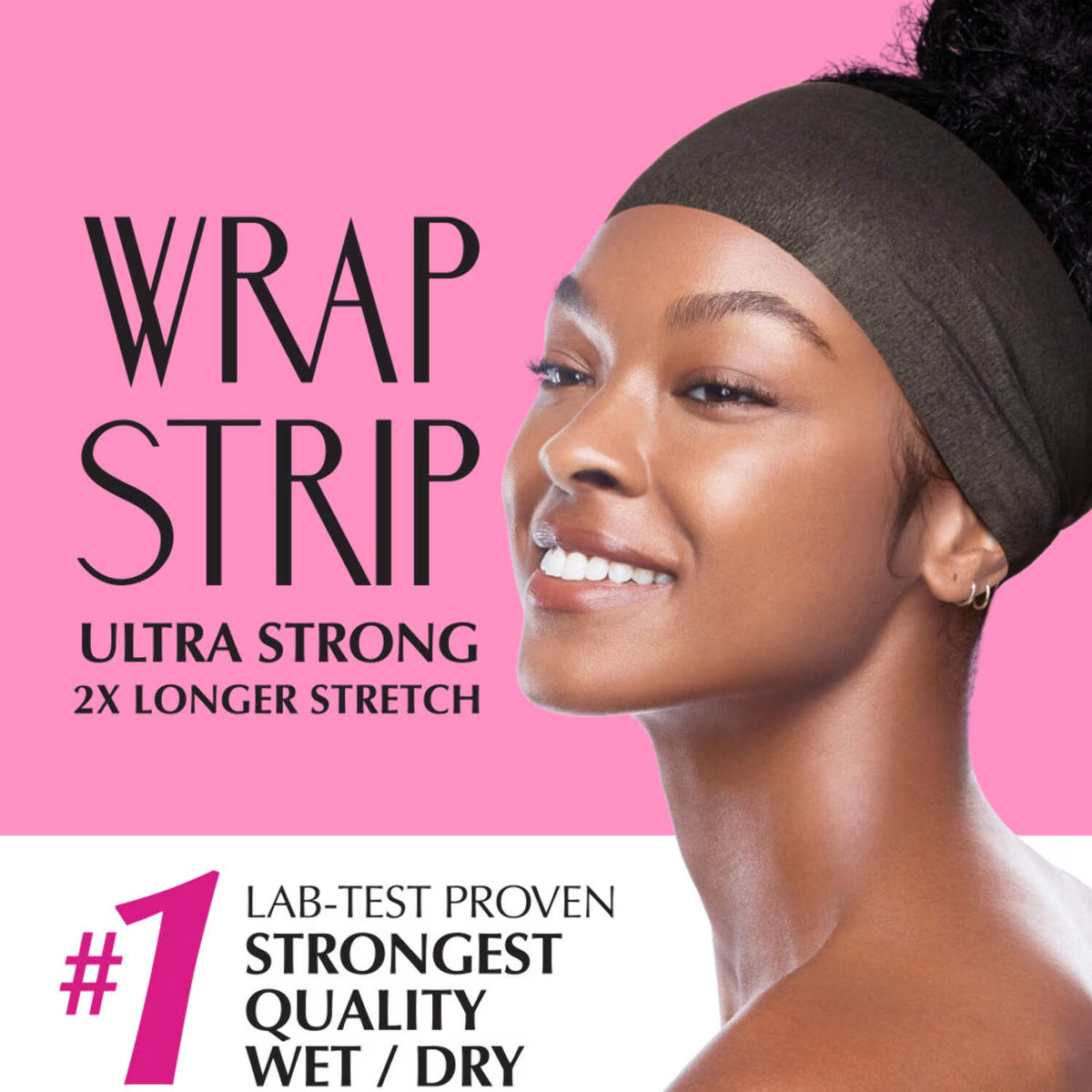 Red by Kiss Wrap Strips (Black)