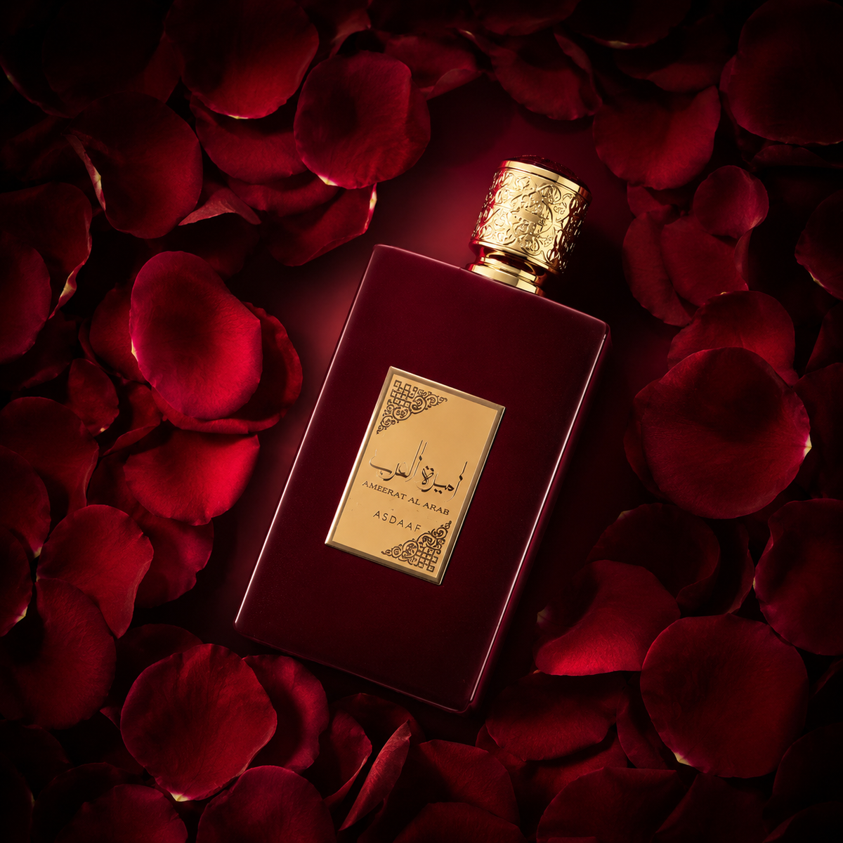 Lattafa Ameerat Al Arab Eau De Parfum Spray - Velvet Red & Gold Bottle - 100ml / 3.4 oz
