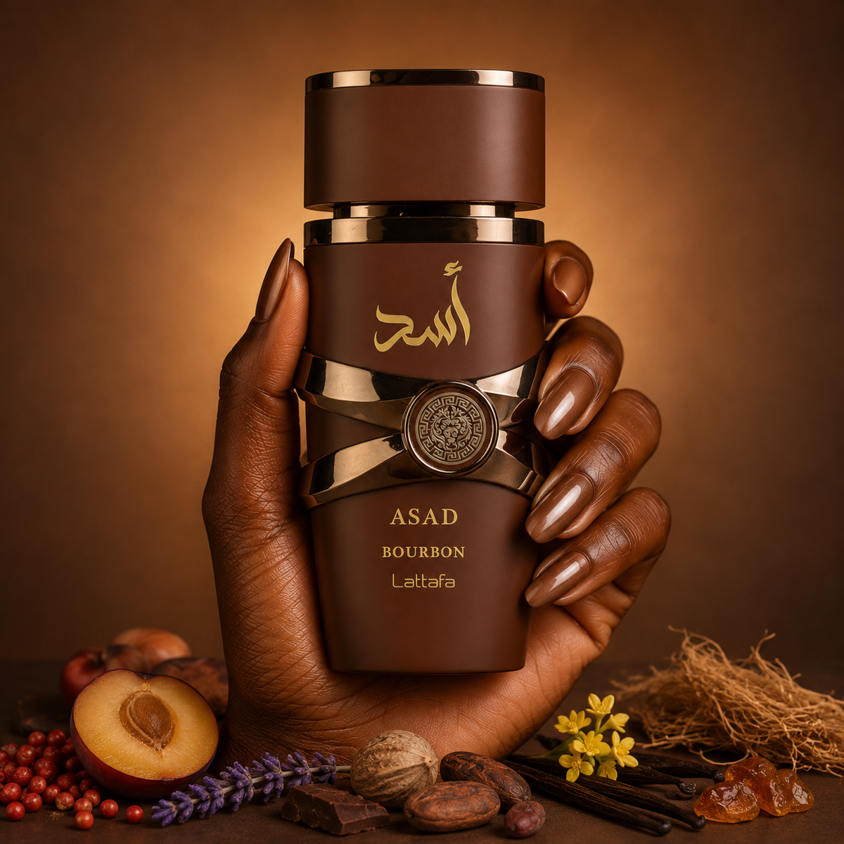 Lattafa Asad Bourbon Eau de Parfum for Men - 3.4 oz