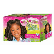 African Pride Dream Kids Olive Miracle No-Lye Relaxer Kit — Regular