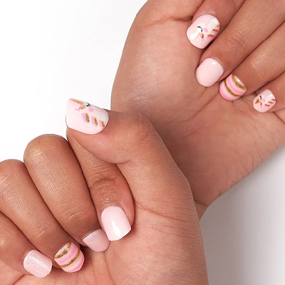 Gold Fingers Little Diva Sticker Nails - Crystal Persuasion