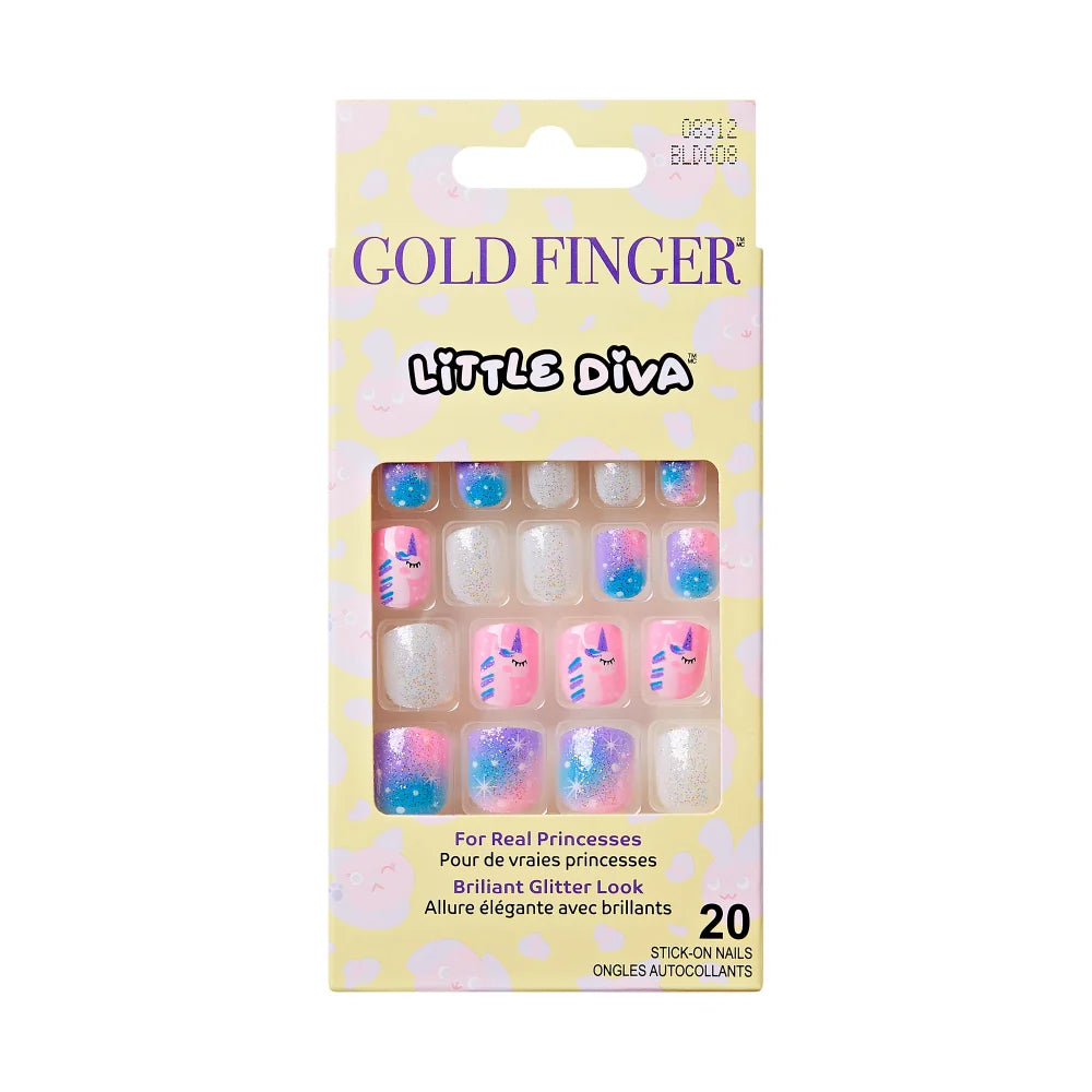 Gold Fingers Little Diva Sticker Nails - Premiere